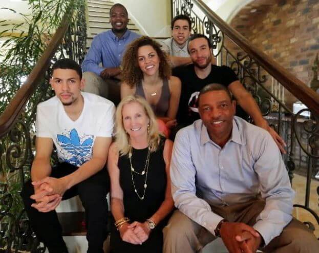 Kristen Rivers with her family.